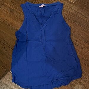 Lilly Pulitzer Women's Sleeveless Blue Top